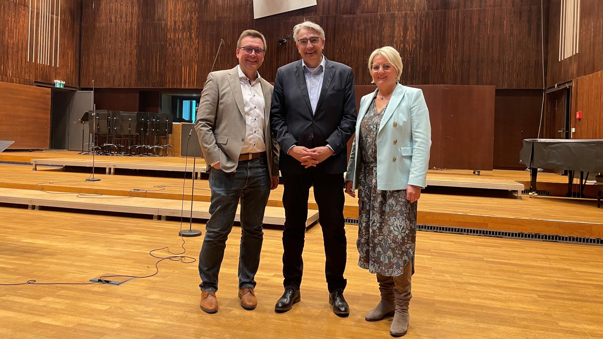 Martin Grasmück, Jochen Fasco und Ruth Meyer