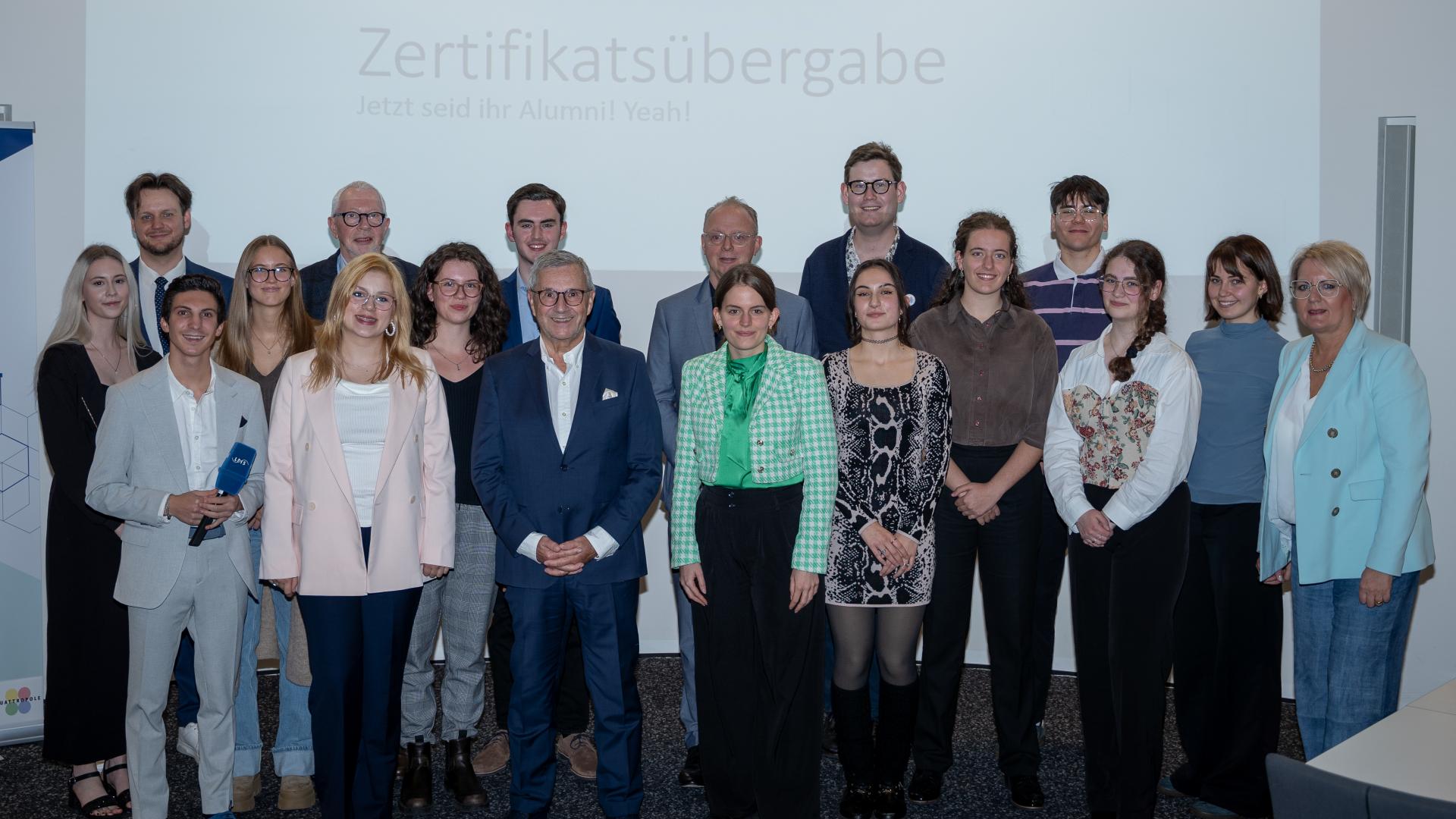 Pressefoto Abschlussfeier Media & Me