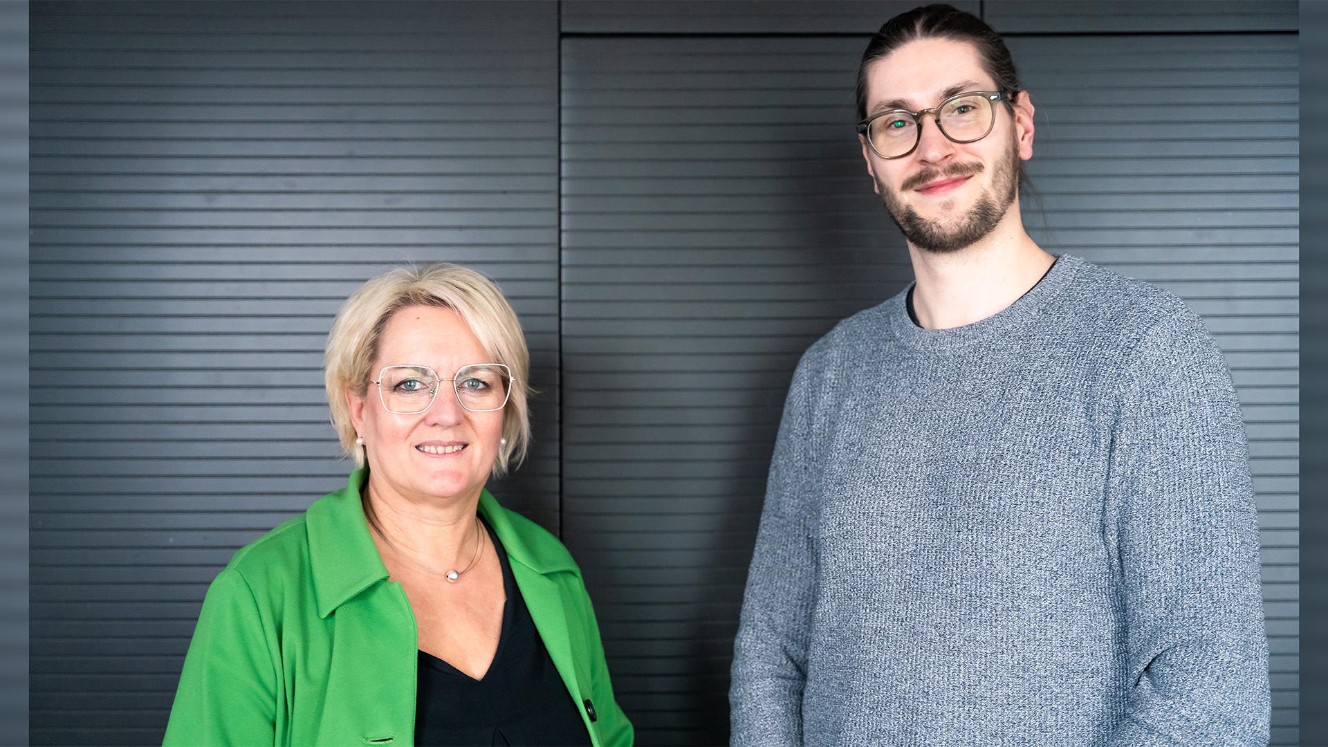 LMS-Direktorin Ruth Meyer mit Prof. Dr. Markus Langer