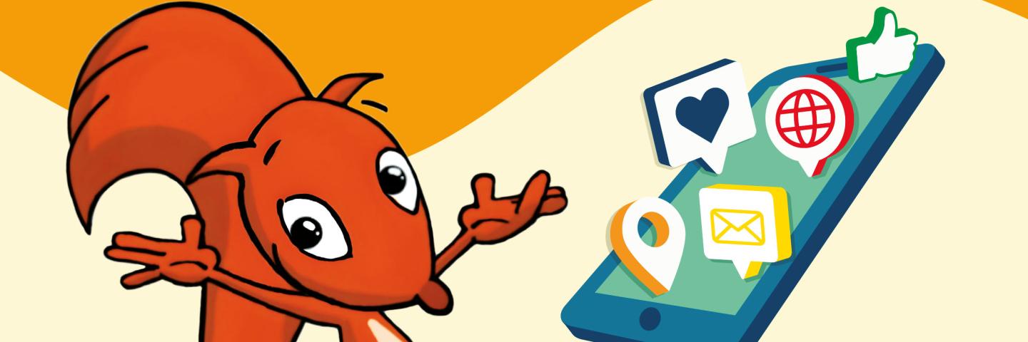 Flizzy Maskottchen zur Cybergrooming-Prävention